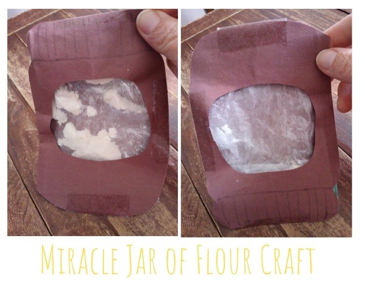 Miracle Jar of Flour Craft for Kids, 32nd Sunday in Ordinary Time, Year B