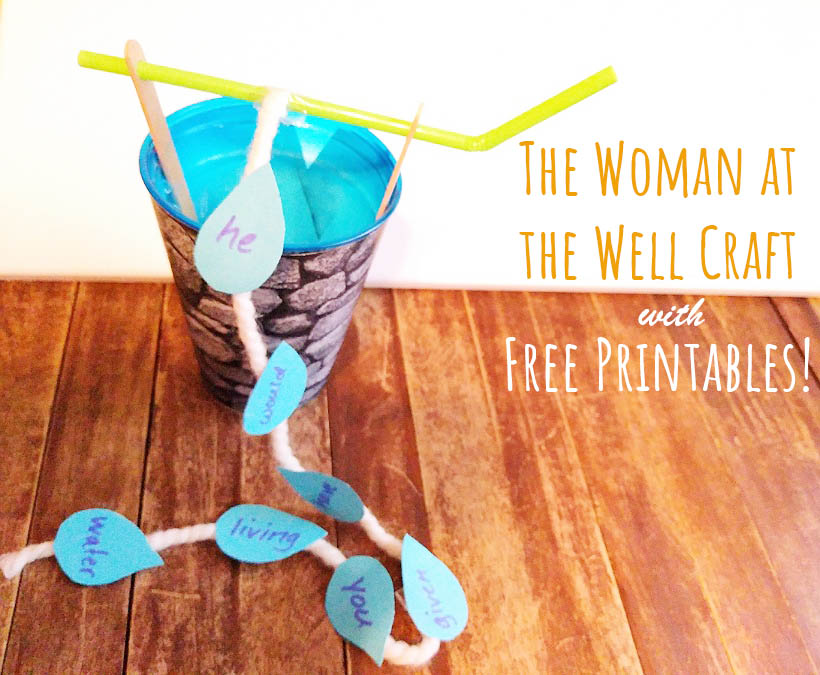 The Woman at the Well Craft for Kids